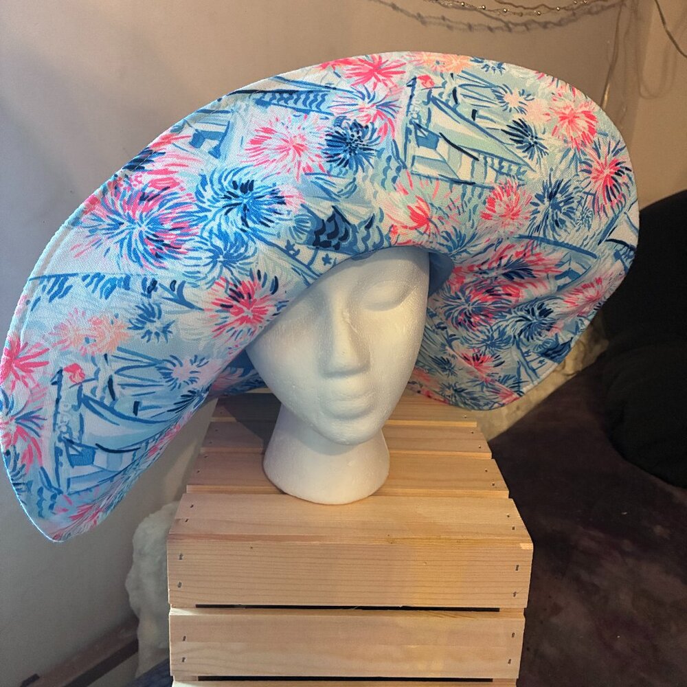 Lilly Pulitzer Floppy Beach Straw Hat